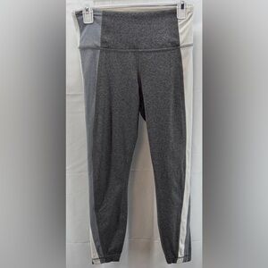 Athleta Salutation Colorblock Asymmetrical Powervita 7/8 Leggings Size Small